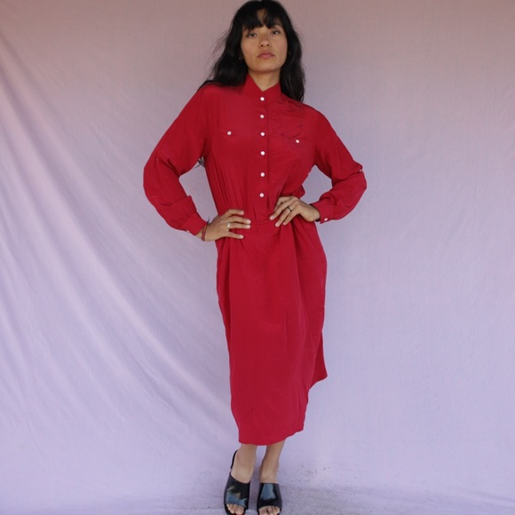 Me. Chaus Silk Dress - Picture 1 of 7